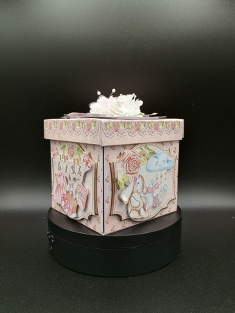 Cute as a Button Nursery #1 - Exploding Box by Stephanie Bardelli