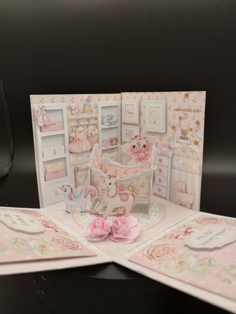 Cute as a Button Nursery #1 - Exploding Box by Stephanie Bardelli