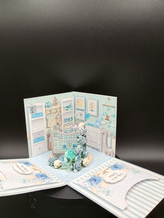 Cute as a Button Nursery #2 - Exploding Box by Stephanie Bardelli