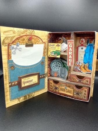 Grease Junkie - 3D Curiosity Book Box by Stephanie Bardelli