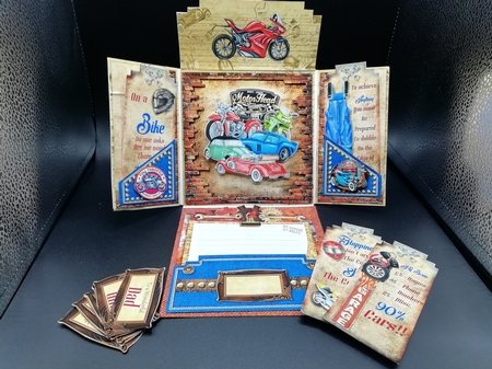 Grease Junkie Folio Card Kit by Stephanie Bardelli