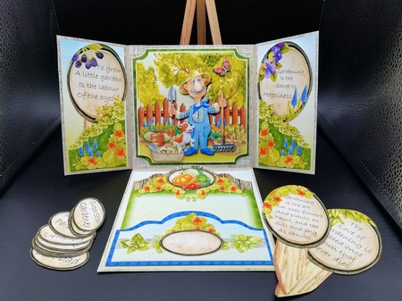 Grandpas Garden Folio Card Kit by Stephanie Bardelli