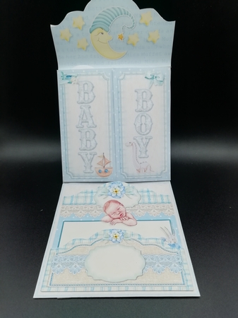 Cute as a Button Baby Boy - Folio Card Kit by Stephanie Bardelli