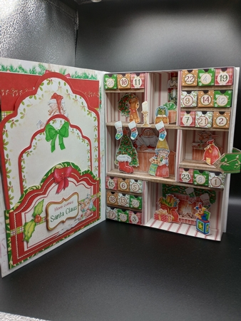 A Letter to Santa - XL 3D Curiosity Book Box Advent Calendar by Stephanie Bardelli