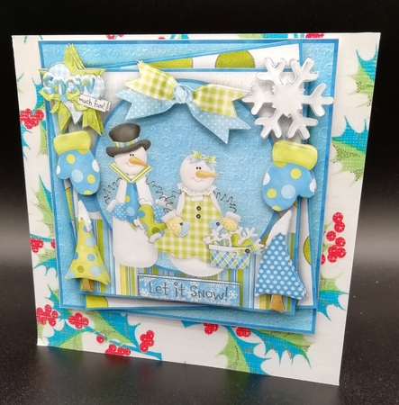 Snowy Christmas bumper Kit #1 by Stephanie Bardelli