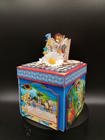 Wonderland Adventures with Alice Exploding Box Room for a Surprise Kit by Stephanie Bardelli