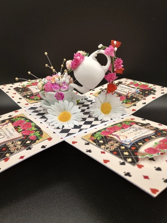 Wonderland Adventures with Alice Exploding Box Room for a Surprise Kit by Stephanie Bardelli