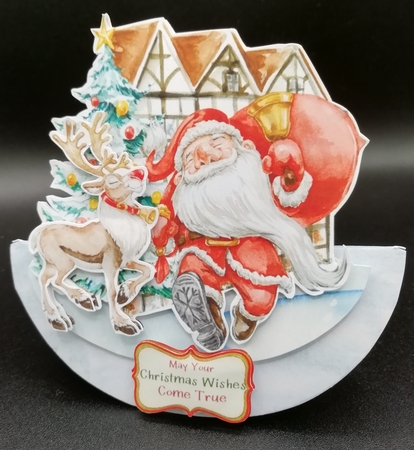 Santas on His Way 2 Rocker Card Mini Kit by Stephanie Bardelli