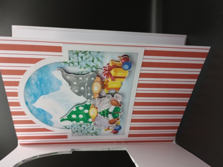 Shaped card Christmas Friends Mini Kit by Stephanie Bardelli