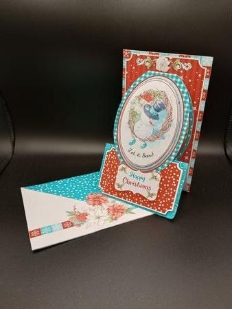 Woodland Winter 8 - Upright Z-fold Card Mini Kit by Stephanie Bardelli