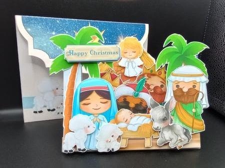 In Bethlehem 1 Centre Stepper Card by Stephanie Bardelli
