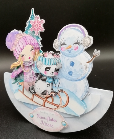 Hootin Tootin Winter Fun 2 Rocker Card Mini Kit by Stephanie Bardelli