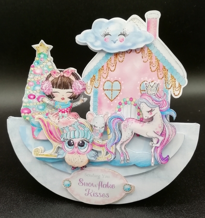 Hootin Tootin Winter Fun 4 Rocker Card Mini Kit by Stephanie Bardelli