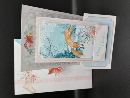 Tales of Winter 4 - Upright Z-fold Card Mini Kit by Stephanie Bardelli