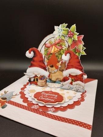 Father Gnome-mas & Family Triple Easel Card Kit by Stephanie Bardelli