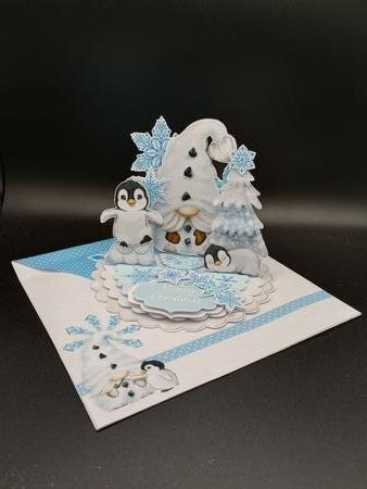 Frosty the Gnome-man Triple Easel Card Kit by Stephanie Bardelli