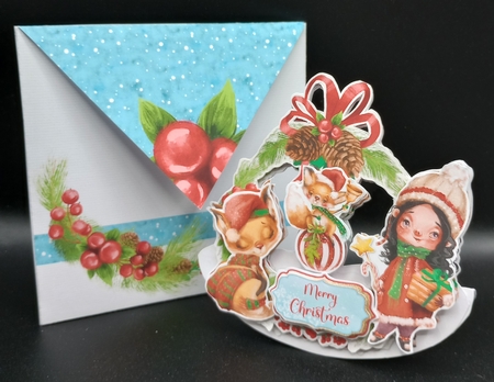 The Merriest Christmas 4 Rocker Card Mini Kit by Stephanie Bardelli