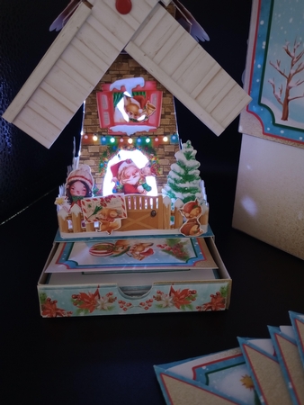The Merriest Christmas 3d Windmill Decoration by Stephanie Bardelli