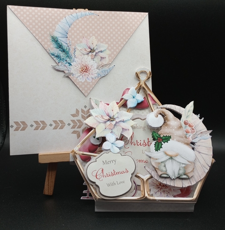 Gnome Other Christmas 1 3d Terrarium Cards & Envelopes Kit by Stephanie Bardelli