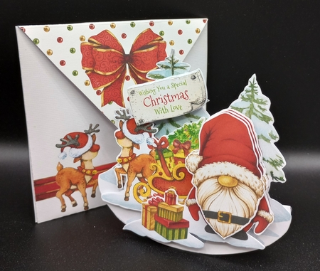 It Will be Gnomely This Christmas 1 Rocker Card Mini Kit by Stephanie Bardelli