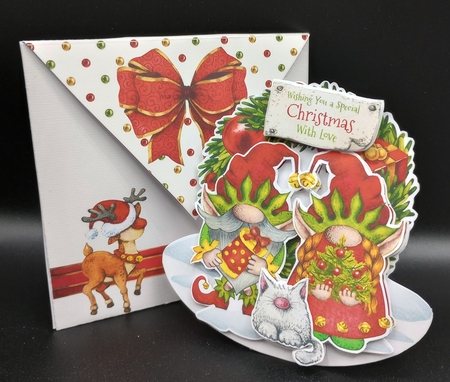 It Will be Gnomely This Christmas 3 Rocker Card Mini Kit by Stephanie Bardelli