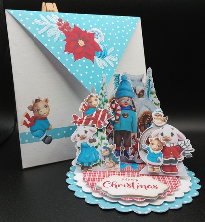 Happy Holly-Day 10 Triple Easel Card Kit by Stephanie Bardelli