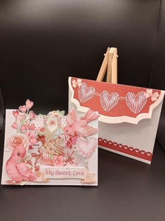 My Sweet Love 3 Centre Stepper Card by Stephanie Bardelli