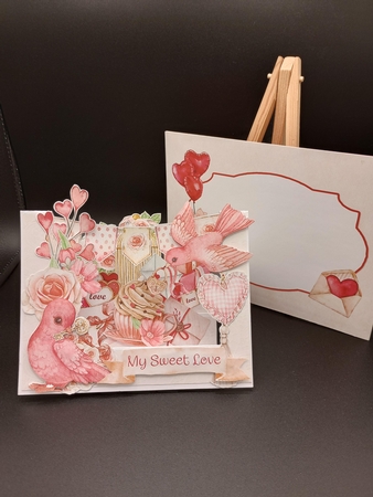 My Sweet Love 3 Centre Stepper Card by Stephanie Bardelli