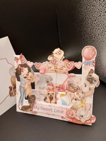 My Sweet Love 6 Centre Stepper Card by Stephanie Bardelli