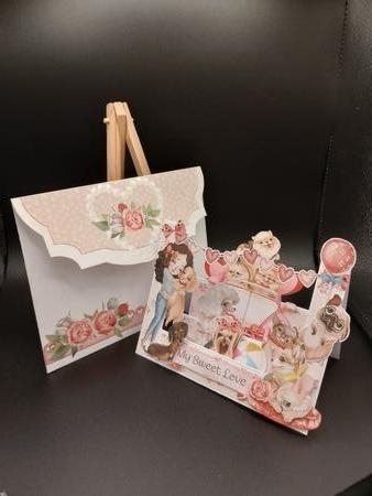 My Sweet Love 6 Centre Stepper Card by Stephanie Bardelli