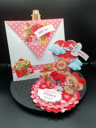 A Beary Special Love 2 Triple Easel Card Kit by Stephanie Bardelli