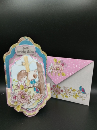 Purr-fect Partners 2 - Upright Z-fold Tag Card Mini Kit by Stephanie Bardelli