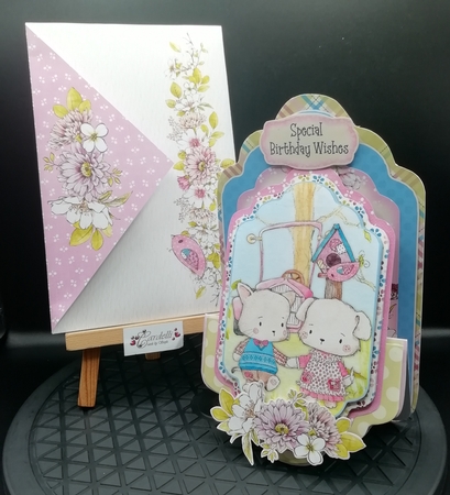 Purr-fect Partners 3 - Upright Z-fold Tag Card Mini Kit by Stephanie Bardelli