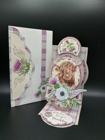 Highland Spring 1 Fold Up Easel Card Kit by Stephanie Bardelli