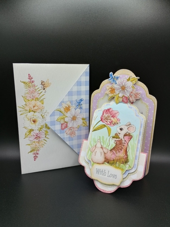 And all Things Mice 2 - Upright Z-fold Tag Card Mini Kit by Stephanie Bardelli