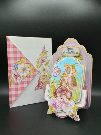 And all Things Mice 5 - Upright Z-fold Tag Card Mini Kit by Stephanie Bardelli