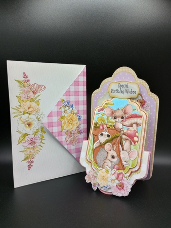 And all Things Mice 6 - Upright Z-fold Tag Card Mini Kit by Stephanie Bardelli