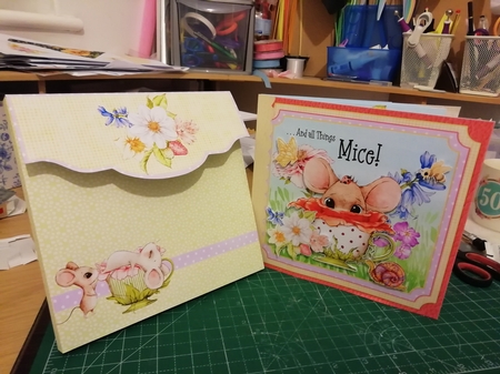 And All Things Mice Storybook Pop Up Tunnel Card & Envelope Kit by Stephanie Bardelli
