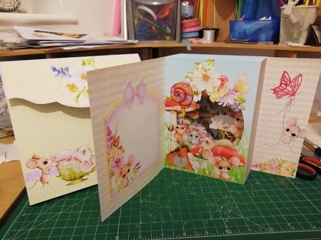 And All Things Mice Storybook Pop Up Tunnel Card & Envelope Kit by Stephanie Bardelli