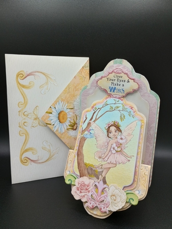 Shh! Fairies 1 - Upright Z-fold Tag Card Mini Kit by Stephanie Bardelli