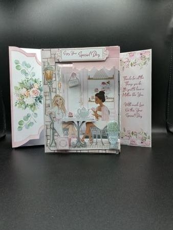 Tea on the Boulevard - Side Panel Step Card & Envelope Kit by Stephanie Bardelli