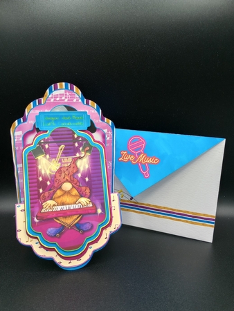 The Rolling Gnomes 3 - Upright Z-fold Tag Card Mini Kit by Stephanie Bardelli