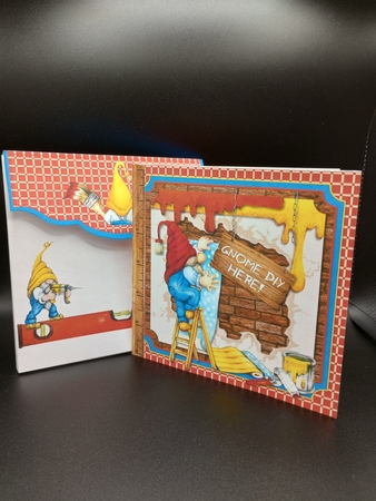 Gnome DIY Here Storybook Pop Up Tunnel Card & Envelope Kit by Stephanie Bardelli