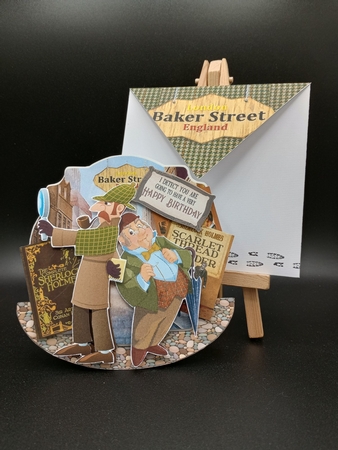 Give Us a Clue Sherlock! 3 Rocker Card Mini Kit by Stephanie Bardelli