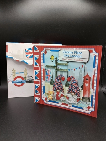 Gnome Place Like London Storybook Pop Up Tunnel Card & Envelope Kit by Stephanie Bardelli