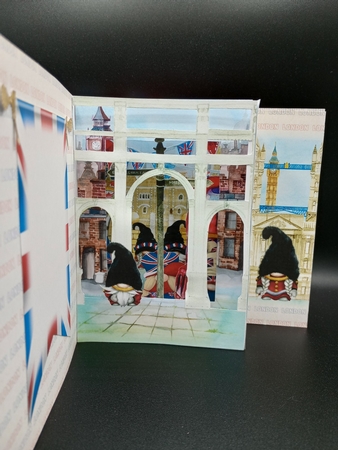 Gnome Place Like London Storybook Pop Up Tunnel Card & Envelope Kit by Stephanie Bardelli