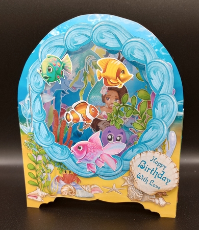 Mer-mazing Tales Behind the Door Tunnel Card by Stephanie Bardelli