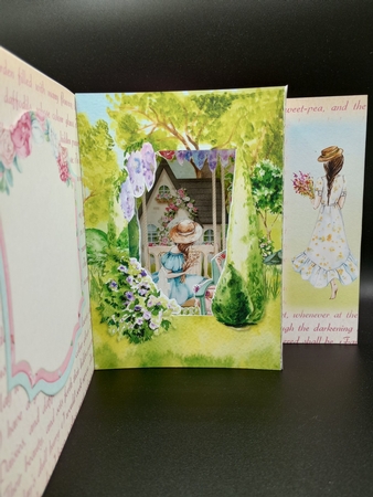 Tranquil Summer Storybook Pop Up Tunnel Card & Envelope Kit by Stephanie Bardelli
