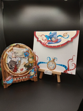 Down the Rabbit Hole with Alice Behind the Door Tunnel Card by Stephanie Bardelli