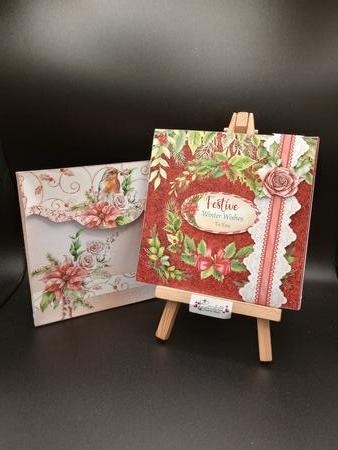 Caroling in Bracken Wood Folio Card by Stephanie Bardelli